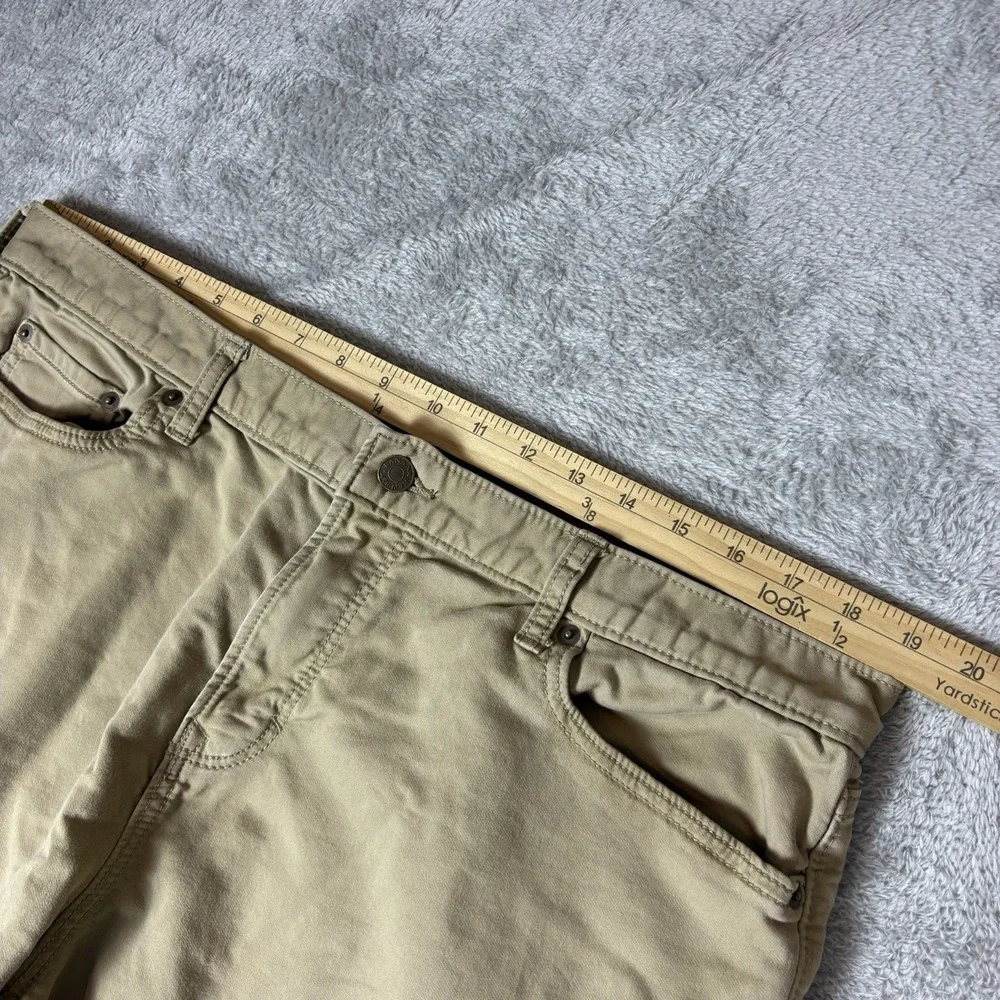 Banana Republic Men's 38x32 (Fits‎ 38x30) Travel Jeans Brown Khaki Chino Stretch